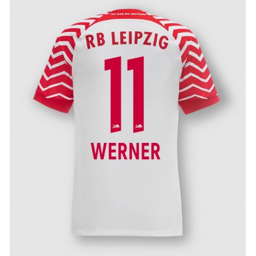 Fotballdrakt Herre RB Leipzig Timo Werner #11 Hjemmedrakt 2023-24 Kortermet